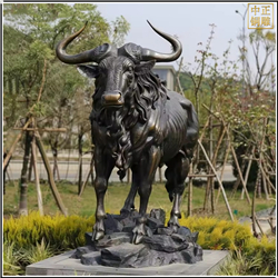 鑄銅關(guān)公 大型廣場(chǎng)角馬銅雕塑