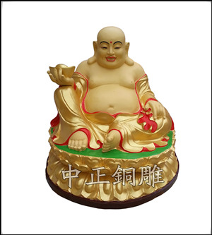 鑄銅彌勒佛雕塑 鑄銅彌勒佛雕塑