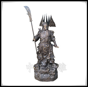 鑄銅九龍關(guān)公 鑄銅九龍關(guān)公