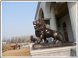 門(mén)口銅獅子廠家 門(mén)口銅獅子廠家