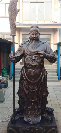 關(guān)公銅塑像 關(guān)公銅塑像