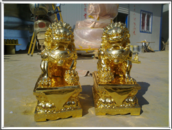 鎏金銅獅子 鎏金銅獅子