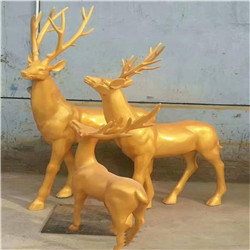 母子鹿銅雕 母子鹿銅雕